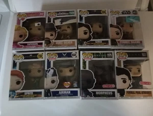 8 Diff Funko POPS! Supergirl,Sprite,Dune,USAF,Matrix,Star war,Eternal,2 Target - Picture 1 of 18