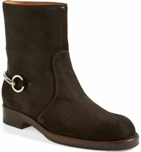 NIB GUCCI Women's Gucci Brown Suede Cocoa Susan Mid Boot EU 39 US 9 - Picture 1 of 6