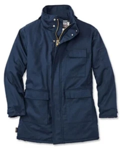 SteelGuard FR Pro Insulated Parka, Navy, Lrg - Picture 1 of 8