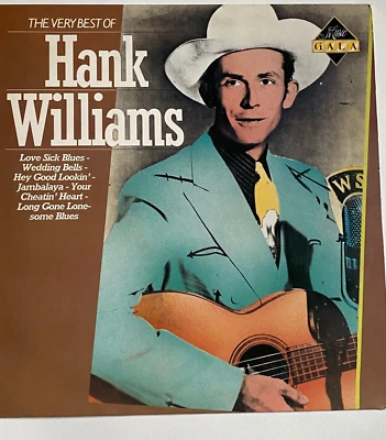 The Very Best Of Hank Williams VINYL LP ADEH446  Holland 1986 VG++ - Image 1 of 4
