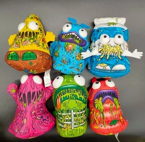 The Trash Pack Soft Plush Toys Green Fish Blue Fly Mouldy Milk Gorbage Monster - Picture 1 of 44