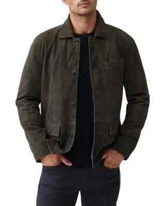 $798 Rodd & Gunn Hombre Mouse Somerset Chaqueta de Cuero XXL yap2425a - Imagen 1 de 5
