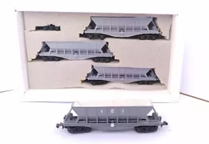 N Gauge LMS ICI Lime Hopper Wagon 3 Pack - Picture 1 of 8
