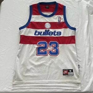 Vintage Nike NBA Washington Bullets Jersey #23 Michael Jordan Mens M +2 Length - Picture 1 of 15