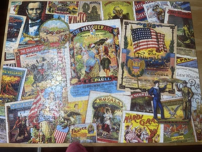 1000 Шт. Puzzle-Smithsonian-E.T. Paull Нотная Музыка Использовалась Однажды В Дыме Бесплатно Дом - Изображение 1 из 3