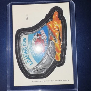 1985 Topps Wacky Packages #6 Loafing Cow Cheese - Bild 1 von 2