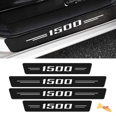 4X Protector de umbral de puerta de alféizar de puerta de auto camión para Chevy Silverado 1500 Foto 1 de 4