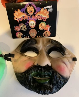 Man with Beard Face Mask Halloween Costume Child Size - Image 1 of 2