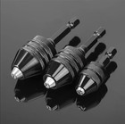 1PC 0.3–8mm Mini Keyless Drill Chuck Adapter: 1/4" Hex Shank Collet Converter