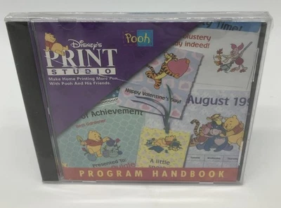 Disney’s Winnie The Pooh Print Studio PC CD-Rom Windows 1997 - Image 1 of 4