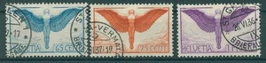 SVIZZERA 1923 n.189-191 timbrato (920040) - Foto 1 di 1