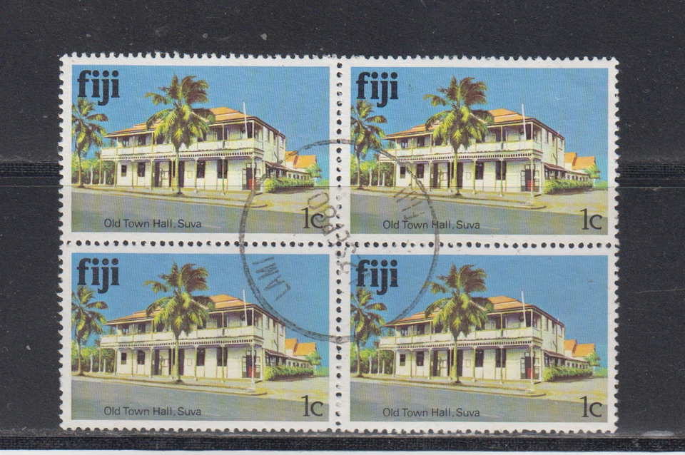 FIJI: 1979/94 - USADO - SCOTT # 409 BLOQUE CDS SUVA Foto 1 de 1