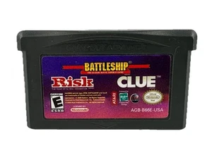 Risk / Battleship / Clue Gameboy Advance GBA solo carrello autentico testato - Foto 1 di 5