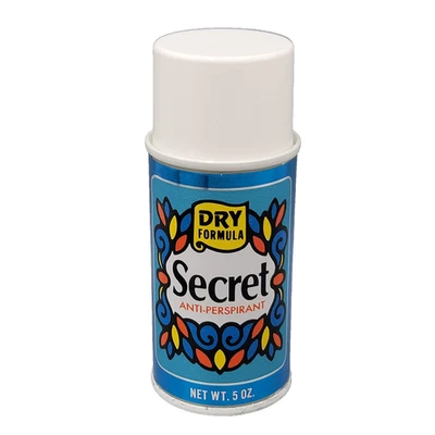 Vintage Secret Dry Formula Anti-Perspirant Aerosol 5 oz Made USA Deodorant PROP - Image 1 of 4