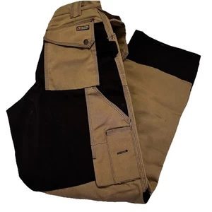 Blaklader Hose Herren 30 x 32 hellbraun schwarz Utility Arbeitshose mit Taschen Cargo - Bild 1 von 12