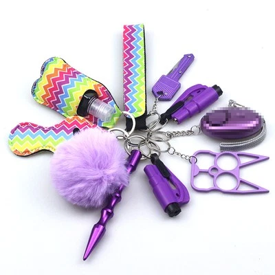 Defense Key Chain Set Keychain Pendant Personal Alarm Protection Safety - Image 1 of 4