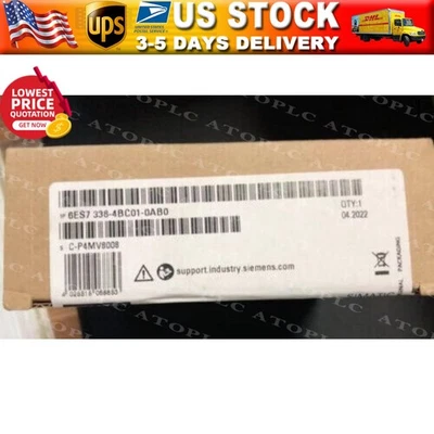 1PCS NEW SIEMENS 6ES7338-4BC01-0AB0 6ES7 338-4BC01-0AB0 338-4BC01 - Image 1 of 3