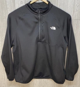 The North Face Pullover Men’s Black Quarter 1/2 Zip Chest Pocket Size 2XL XXL - Picture 1 of 8