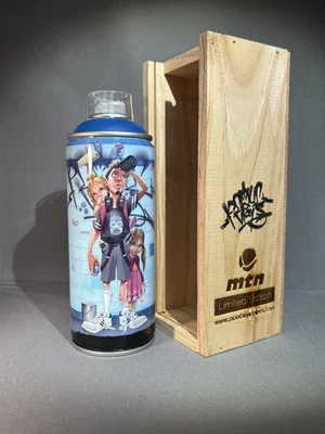 Montana Colors Limited Edition Peque Tornado Blue Spray Paint Can - Image 1 of 3