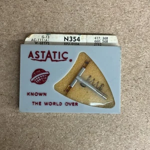 Record player cartridge stylus needle -N354 -ASTATIC (rpj-010a) for LP-78 - Picture 1 of 3