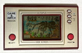 gamewatch Nintendo Game Watch Octopus Japan