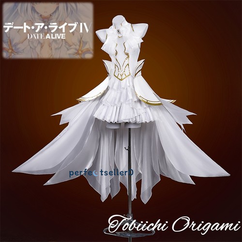 VETEMENTS DATE A LIVE Tobiichi Origami Vestito Cosplay Gonna Tuta Halloween Abbigliamento Abiti