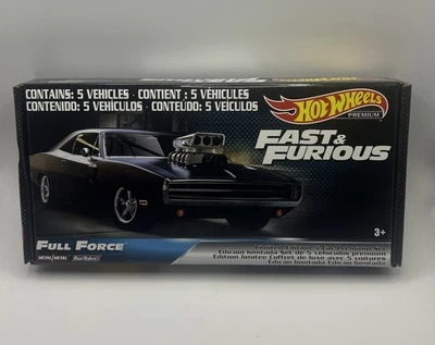 Hot Wheels Premium Fast & Furious Box Set Full Force 2020 paquete de 5   Foto 1 de 4