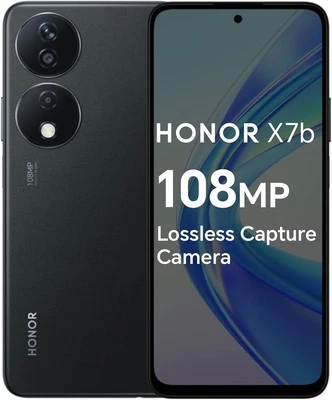 Honor X7B Smartphone 6.8" 4G Dual SIM 6/128 Gb LCD 90 Hz da 6,8" 108MP BLACK - Immagine 1 di 4