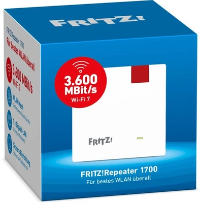 AVM FRITZ! Repeater 1700 WiFi 7 WLAN 3600 Mbit/s Mesh Fritzbox Verstärker NEU - Bild 1 von 4