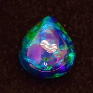 3,70c 3D Mix Waben Muster Terrific Multicolor Play Natural Welo Black Opal - Bild 1 von 4