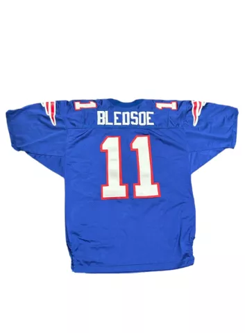 Rare VTG WILSON Drew Bledsoe New England Patriots ProLine Sewn Jersey 90s 50/2XL Cover