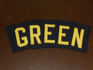 1984 CHRIS GREEN PITTSBURGH PIRATES GAME WORN USED NAME PLATE  NICE OFF JERSEY.  - Picture 1 of 1