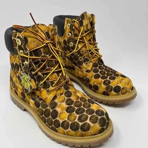 Billionaire Boys Club x Timberland Größe 7,5 Bee Line 6" Wabenmuster Canvas Stiefel - Bild 1 von 9
