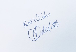 John Wile HAND SIGNED White Card - West Bromwich Albion Legend Incl. COA