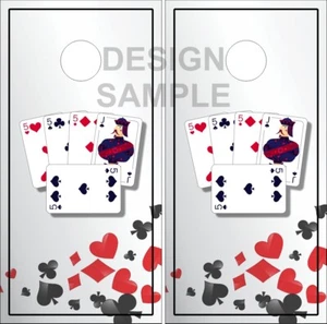 Cribbage Perfect Hand LAMINIERT Cornhole Wrap Taschen Skin Aufkleber - Bild 1 von 1
