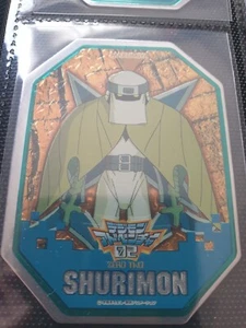 Digimon 1999 Marumiya SHURIMON embossed card digimon extremely rare - Foto 1 di 1