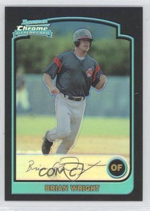 2003 Bowman Chrome Refractor Brian Wright #326 Rookie RC