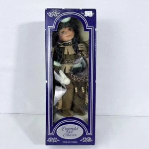 The Emerald Doll Collection 2001 Collection Porcelain Sunset Indian In Box 73060 - Picture 1 of 8