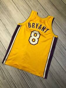Vintage Champion Lakers La 90s Kobe Bryant #8 Jersey Basketball NBA Vest Size M
