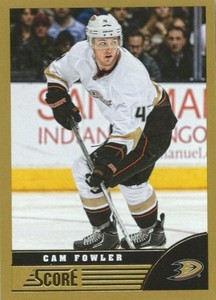 (HCW) 2013-14 Panini Score Gold #6 CAM FOWLER Ducks NHL Hockey