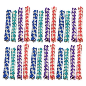 24Pcs Bamboo Finger Traps Classic Chinese Finger Traps Birds Foraging - Picture 1 of 22