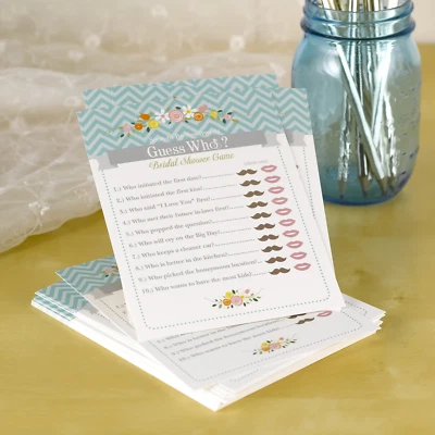 Adivina quién - Juego recién casado - 25 cartas Foto 1 de 2