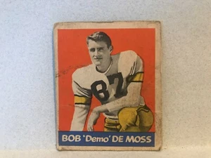 1949 Leaf Gum Football Card #52 Bob Demo DeMoss - Picture 1 of 2