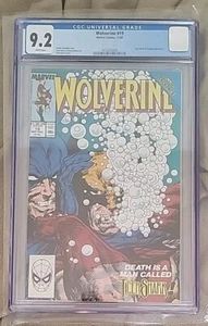 Wolverine #19 CGC 9.2 Marvel Comics Dec. 1989 White Pages Tiger Shark Kingpin - Picture 1 of 9