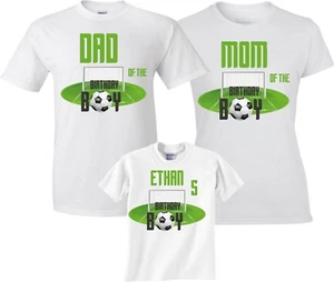 Fußball Geburtstag Junge Geburtstag Familie lustig süß passende T-Shirts  - Bild 1 von 5