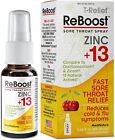 NEW Medinatura T-Relief ReBoost Sore Throat Relief Spray Cherry 0.68 Ounce