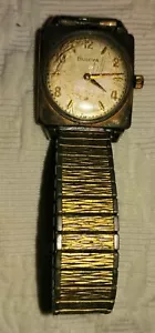 Placa vintage Bulova m2 1962 10 k RG (número de serie F906558) - Imagen 1 de 5