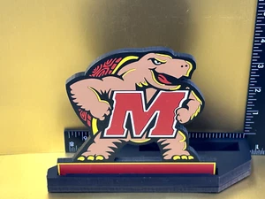 Placa de colección Maryland Terrapins con logotipo de equipo de 2 piezas Shelia’s Collectibles - Imagen 1 de 5