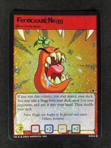 Neopets TCG Ferocious Negg 6/234 Base Set Item Holo Foil Rare - Picture 1 of 2