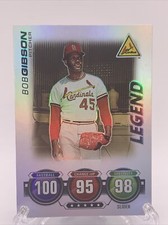 2010 Topps Attax Battle of the Ages Legend Foil Bob Gibson (Standing) HOF